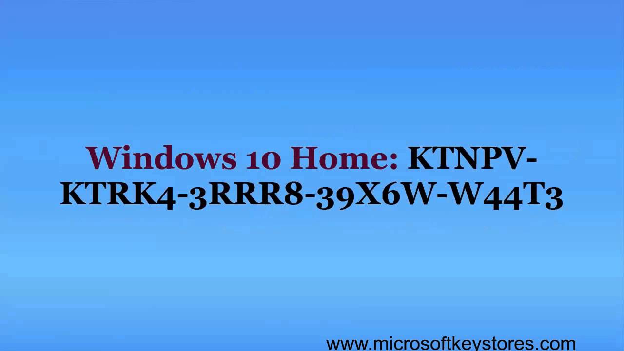 windows 10 home key generator